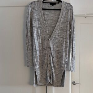 Banana Republic Gray Knit Women's Cardigan